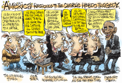  AMERICAN RESPONSE TO THE CHARLIE HEBDO TRAGEDY by Daryl Cagle