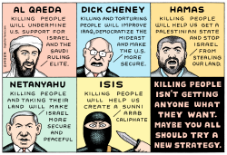 TERROR ATTACKS  by Andy Singer