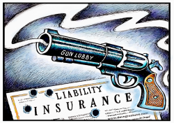 GUN LIABILITY INSURANCE by Dave Granlund