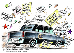 WHITE SUPREMACISTS AND TRUMP  by Dave Granlund