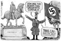Nazi Protest by Rick McKee, The Augusta Chronicle