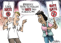 Hate by Joe Heller, PoliticalCartoons.com