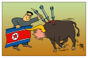 BullFighter Kim Jong-un by Arend van Dam, politicalcartoons.com
