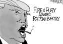 Trump Fire and Fury on Racism by Jeff Darcy, Cleveland.com