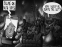 Charlottesville Trump Antifa Riot by Sean Delonas, CagleCartoons.com