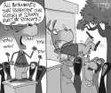 Dem Slavery Monument by Gary McCoy, Cagle Cartoons