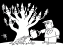 gardener Trump by Arend van Dam, politicalcartoons.com