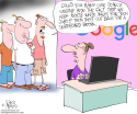 Google Bias by Gary McCoy, Cagle Cartoons