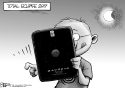 Total Eclipse by Nate Beeler, The Columbus Dispatch