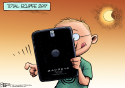 Total Eclipse by Nate Beeler, The Columbus Dispatch