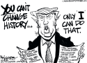 Trump history by Milt Priggee, www.miltpriggee.com