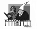 Eclipse Trump BW by Rayma Suprani, CagleCartoons.com