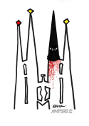 ISIS in Barcelona by Rayma Suprani, CagleCartoons.com