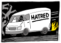 terrorist car attacks by Schot, De Volkskrant, Netherlands