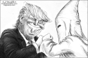 Trump Fist Bump by Ed Wexler, CagleCartoons.com
