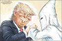 Trump Fist Bump by Ed Wexler, CagleCartoons.com