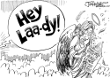 Jerry Lewis by Joe Heller, PoliticalCartoons.com