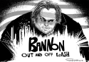 Bannon Off Leash by Frank Hansen, PoliticalCartoons.com