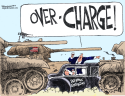 Over Charge by Bill Schorr, Cagle Cartoons