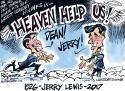 Jerry Lewis -RIP by Milt Priggee, www.miltpriggee.com