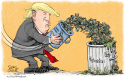 Trump Troops to Afghanistan by Daryl Cagle, CagleCartoons.com