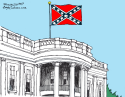 stars and bars by Bill Schorr, Cagle Cartoons