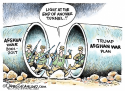 Trump Afghan War plan COLOR by Dave Granlund, Politicalcartoons.com