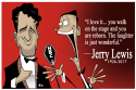 JERRY LEWIS, COLOR by Randy Bish, PoliticalCartoons.com