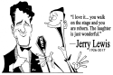 JERRY LEWIS, B/W by Randy Bish, PoliticalCartoons.com
