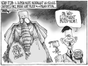 Blood Drinker by Bill Day, Cagle Cartoons