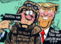 Trump distraction by Milt Priggee, www.miltpriggee.com