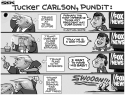 Tucker Carlson Eclipse by Steve Sack, The Minneapolis Star Tribune