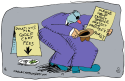 Bankrupt Secret Service by Randall Enos, Cagle Cartoons