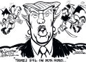 Both Trump Sides by Milt Priggee, www.miltpriggee.com