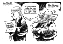 Trump border wall by Jimmy Margulies, Politicalcartoons.com