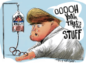 Trump-aign by Frank Hansen, PoliticalCartoons.com