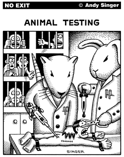 ANIMAL TESTING by Andy Singer