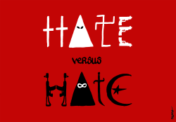 HATE VERSUS HATE by NEMØ
