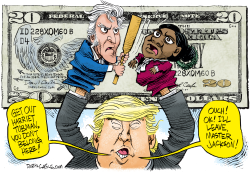 TRUMP TUBMAN JACKSON PUNCH AND JUDY by Daryl Cagle
