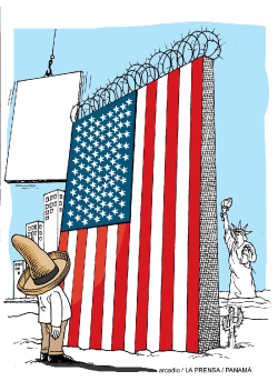 THE NEW WALL OF THE USA /  by Arcadio Esquivel