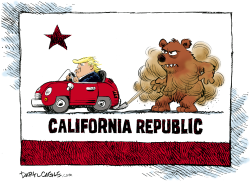 TRUMP AND CALIFORNIA EMISSIONS STANDARDS by Daryl Cagle