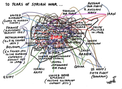 10 YEARS OF WAR IN SYRIA by Stephane Peray