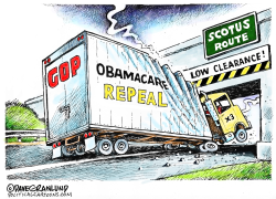 OBAMACARE REPEAL FAIL  by Dave Granlund