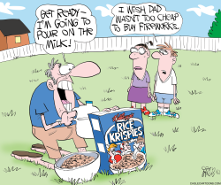 JULY FOURTH CEREAL by Gary McCoy