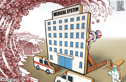 US MEDICAL SYSTEM UNDER SIEGE by Luojie