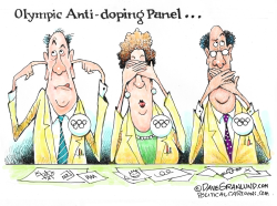 OLYMPIC ANTI-DOPING PANEL by Dave Granlund
