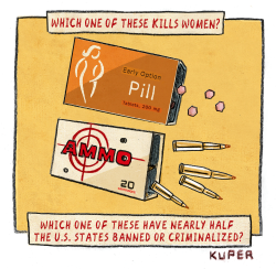 BANNING ABORTION by Peter Kuper