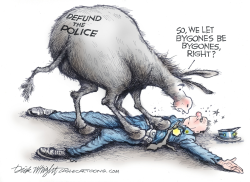 DEMOCRAT DEFUND THE POLICE by Dick Wright