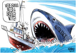 THE JAWS OF AUTOCRACY by Dave Whamond