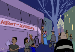 ABBOT CHRISTMAS EXPRESS by Pat Byrnes